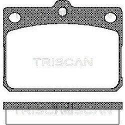 Sada brzdových platničiek kotúčovej brzdy TRISCAN 8110 10009