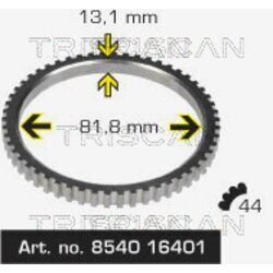 Snímací krúžok pre ABS TRISCAN 8540 16401