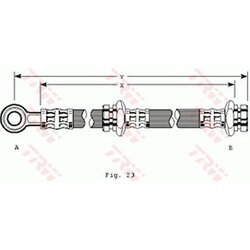 Brzdová hadica TRW PHD112