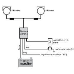 DRL 7V-5W LED denné svietenie - obr. 2