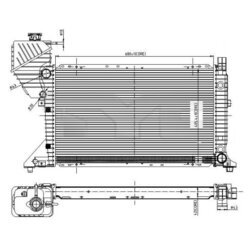 Chladič motora TYC 721-0010