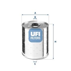 Olejový filter UFI 20.012.00