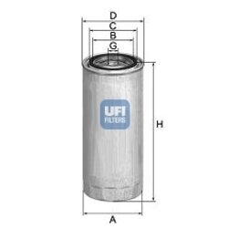 Palivový filter UFI 24.314.00