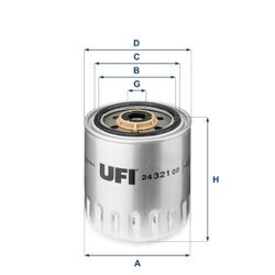 Palivový filter UFI 24.321.00