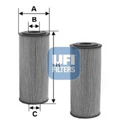 Olejový filter UFI 25.133.00
