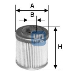 Olejový filter UFI 25.588.00