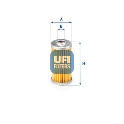 Palivový filter UFI 26.672.00