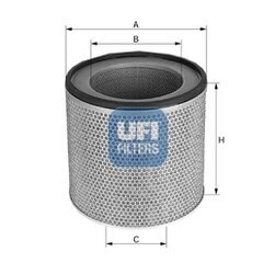 Vzduchový filter UFI 27.002.00