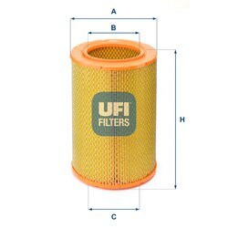 Vzduchový filter UFI 27.081.00