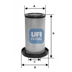 Vzduchový filter UFI 27.175.00