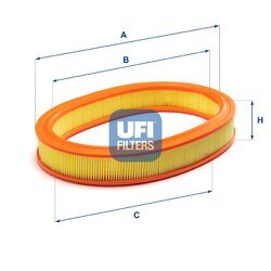 Vzduchový filter UFI 27.177.00