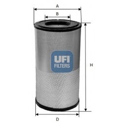 Vzduchový filter UFI 27.423.00