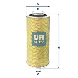 Vzduchový filter UFI 27.806.00