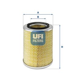 Vzduchový filter UFI 27.837.00