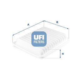 Vzduchový filter UFI 30.709.00