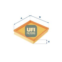 Vzduchový filter UFI 30.713.00