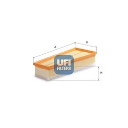 Vzduchový filter UFI 30.D13.00