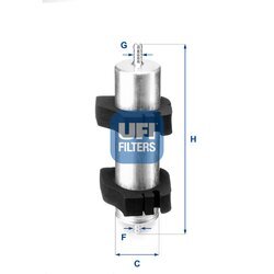Palivový filter UFI 31.922.00