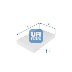 Filter vnútorného priestoru UFI 53.038.00