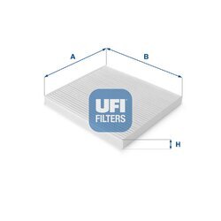 Filter vnútorného priestoru UFI 53.125.00