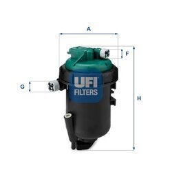 Palivový filter UFI 55.181.00