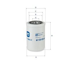 Filter pracovnej hydrauliky UFI 87.015.00