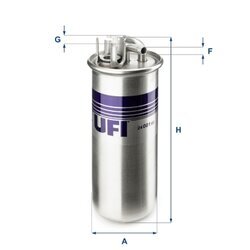 Palivový filter UFI 24.001.00