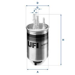 Palivový filter UFI 24.459.00