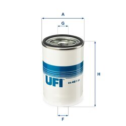 Palivový filter UFI 24.461.00