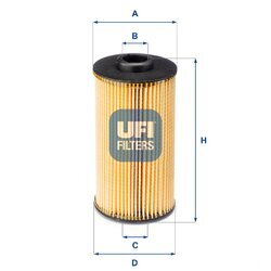 Olejový filter UFI 25.038.00