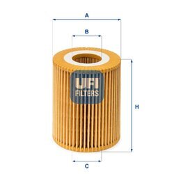Olejový filter UFI 25.085.00