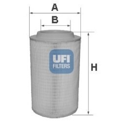 Vzduchový filter UFI 27.627.00