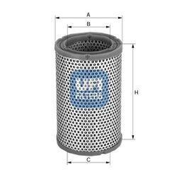 Vzduchový filter UFI 27.808.00