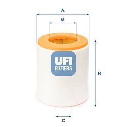 Vzduchový filter UFI 27.A48.00