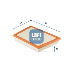Vzduchový filter UFI 30.621.00