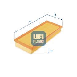Vzduchový filter UFI 30.718.00
