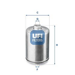 Palivový filter UFI 31.748.00