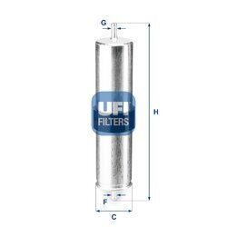 Palivový filter UFI 31.838.00