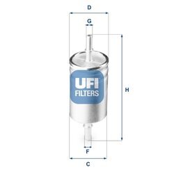 Palivový filter UFI 31.941.00