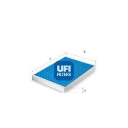 Filter vnútorného priestoru UFI 34.101.00