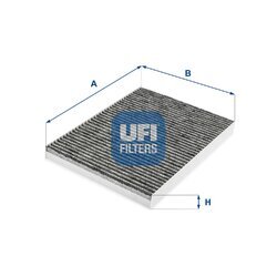 Filter vnútorného priestoru UFI 54.263.00