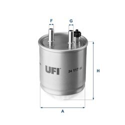 Palivový filter UFI 24.117.00