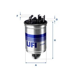 Palivový filter UFI 24.426.00