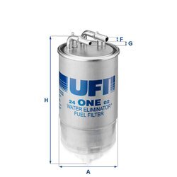 Palivový filter UFI 24.ONE.02