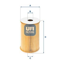 Olejový filter UFI 25.029.00