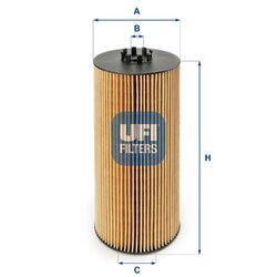 Olejový filter UFI 25.062.00