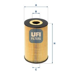 Olejový filter UFI 25.106.00