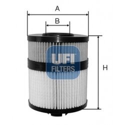 Olejový filter UFI 25.108.00
