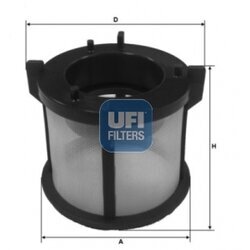 Palivový filter UFI 26.088.00
