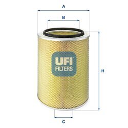Vzduchový filter UFI 27.092.00
